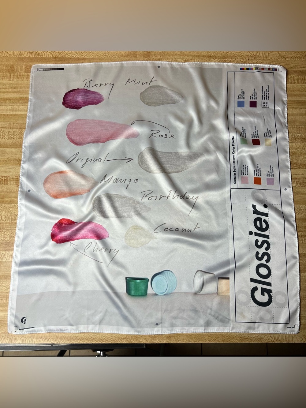 Glossier 2019 Holiday Scarf